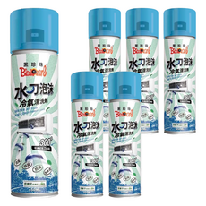 BlackPearl 黑珍珠 水刀泡沫冷氣清潔劑, 450ml, 6個