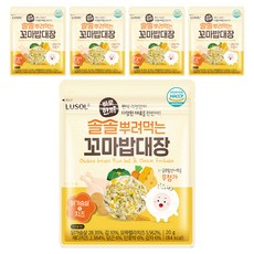 루솔 바로한끼 솔솔뿌려먹는 꼬마밥대장, 닭가슴살 앤 치즈맛, 20g, 5개