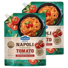 폰타나 나폴리 뽀모도로 토마토 파스타소스, 1.5kg, 2개