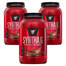 Bsn 畢斯恩 Syntha-6乳清蛋白粉 巧克力口味, 1.32kg, 3罐