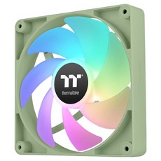 thermaltake 曜越 CT120 ARGB 反轉 模組化線材設計 Matcha Green PC Cooling Fan 風扇 x 2, CL-F200-PL12MG-A, 抹茶綠, 1組