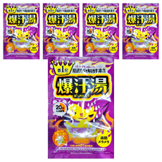 日本 Bison 爆汗湯 月夜洋甘菊香, 脂肪分解入浴劑, 60g, 5包