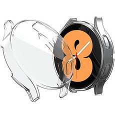 rorentech Galaxy Watch 相容 TPU 果凍防撞 Limpio 保護殼, 透明, 1個