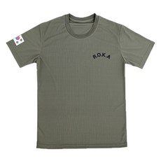 WhoArmy 男女通用Cool Dry ROKA羅卡短袖T恤, KAKKI