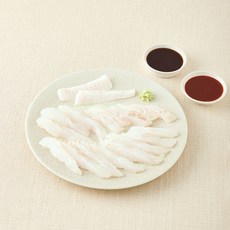 무항생제 인증 광어회 (냉장), 1개, 150g