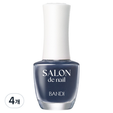 반디BANDI 살롱드 네일 매니큐어, 7ml, SH402 미드나잇 무드, 4개