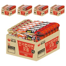 농심 신라면 6개 65g + 새우탕 6개 67g + 튀김우동 6개 62g + 짜파게티범벅 6개 70g, 5박스