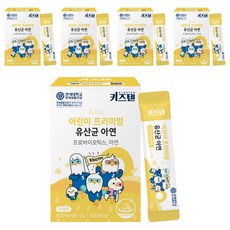 키즈텐 어린이 프리미엄 유산균 아연, 60g, 5개