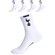 TOTTENHAM HOTSPUR 襪口拼色中筒襪, WHITE