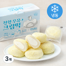 쪄옴 진한 우유 크림떡 (냉동), 50g, 3개, 6개입