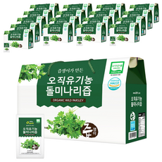 즙쟁이 오직 유기농 돌미나리즙, 80ml, 540개
