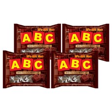 ABC 초콜릿, 187g, 4개