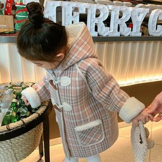 Miso Papa女童款Melody貂皮炒年糕外套