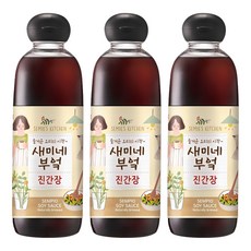 샘표 새미네부엌 진간장, 830ml, 3개