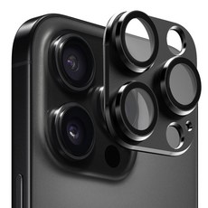 SPACE SHIELD iPhone 相容金屬色貼合鏡頭保護貼 黑色, 1個