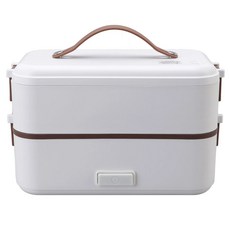 Dream Catcher 捕夢網 電熱便當盒 雙層, 白色, 1個