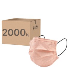 KOgi 宏瑋 成人 滿版平面醫療口罩, 蜜桃芝芝, 50片, 40盒