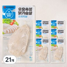 마니커에프앤지 우유숙성 닭가슴살 오리지널, 110g, 1개입, 21개