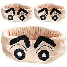 蠟筆小新造型洗臉髮帶, 蠟筆小新, 3個