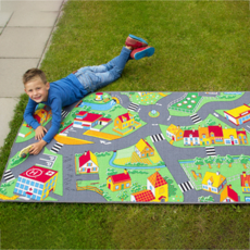 LearningCarpets 快樂小鎮遊戲墊, 混色