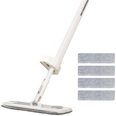 Lyrub 噴霧拖把濕拖把清潔器+超細纖維墊4入 1組