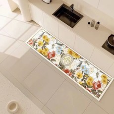 Cheriel 華麗高級地墊, 白色花朵, 1個