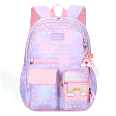 PIKBEAR 馬卡龍星空減壓護脊兒童書包