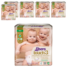 Libero 麗貝樂 Touch黏貼型尿布, S, 168片