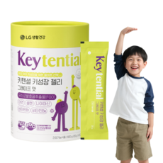 LG 生活健康 Keytential乳酸菌發酵FGO孩童成長果凍條 葡萄口味 30條入, 1個, 600g