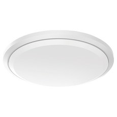 DANCELIGHT 舞光 白鯨防水吸頂燈 時尚白款 黃光 24W E-CEBJ24W 3000K 220 x 45mm, 白色