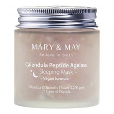 MARY&MAY 金盞花25胜肽晚安凍膜, 110g, 1罐