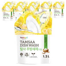 탐사 주방세제 리필, 1.2L, 9개