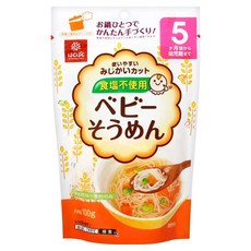 Hakubaku 寶寶麵線 素麵 無鹽 5個月以上適用, 100g, 1包