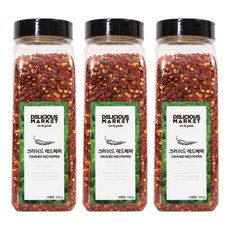 딜리셔스마켓 크러쉬드 레드페퍼 대형, 320g, 3개
