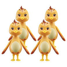 萌雞小隊美佳媽媽模型, 4個