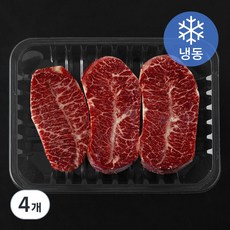 호주산 우부채살 슬라이스 (냉동), 4개, 500g