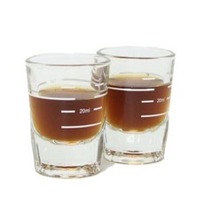 Horeka 咖啡玻璃量杯60ml, 單色, 2個