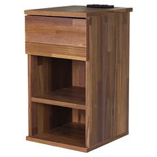 CHIFUN SENHUO 祈樂森活 羅比床頭櫃 附插座, 工業風, 1個