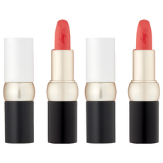 THE FACE SHOP 菲詩小舖 fmgt 全新大膽天鵝絨唇膏, 2個, 3.5克, 05 能量爆發