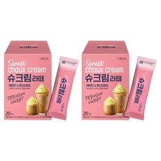 TEA GARDEN 鮮奶油拿鐵沖泡包, 20g, 20條, 2盒