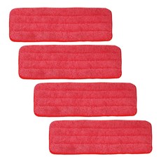 噴霧清潔拖把補充用超細纖維專用墊, 4個