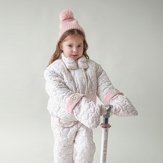 WALTONKIDS 兒童浪漫花卉短版羽絨外套