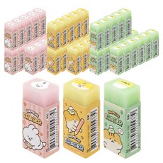 POPO FANCY Hamchi角色橡皮擦, 18套, 混色