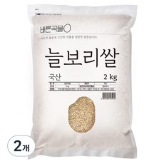두보식품 국산 늘보리쌀, 2kg, 2개