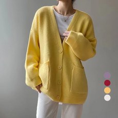 Elsso 女款基本款寬鬆針織外套