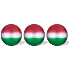 anagram Wow Party Korea 歐布蕾紅綠鋁箔氣球, 混合色, 3個