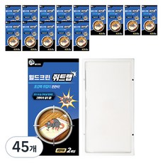 월드크린 노런 쥐트랩 화이트, 2매입, 45개