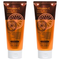 Orjena 維他命 C 面部溫和去角質凝膠, 180ml, 2個