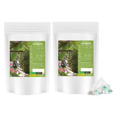 건강스토리 삼각티백 그라비올라차, 1g, 100개입, 2개