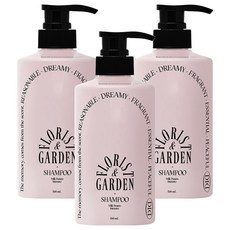 오디드 밀크프로틴 인텐시브 샴푸 플로리스트가든, 500ml, 3개